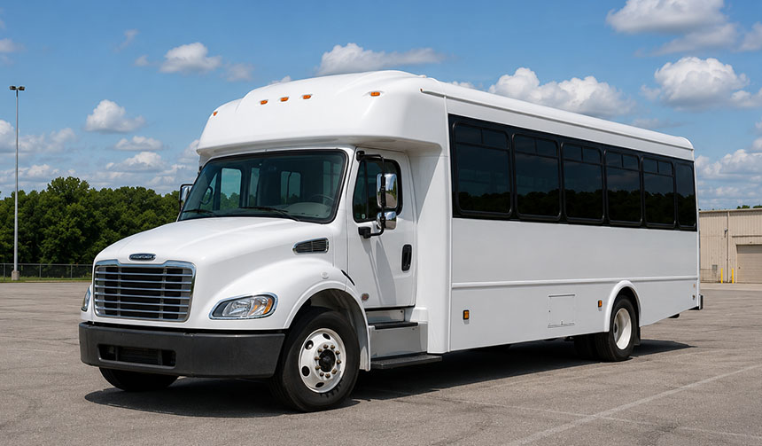 25-passenger minibus for charter in Austin, TX